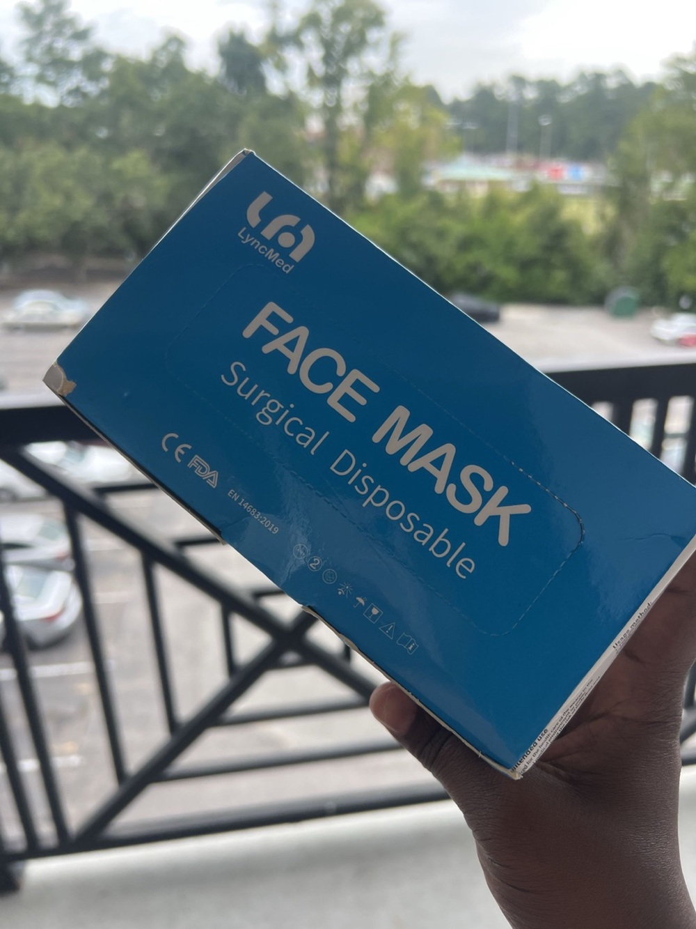 50 PC Disposable Face Masks Ear Loop 3-Ply